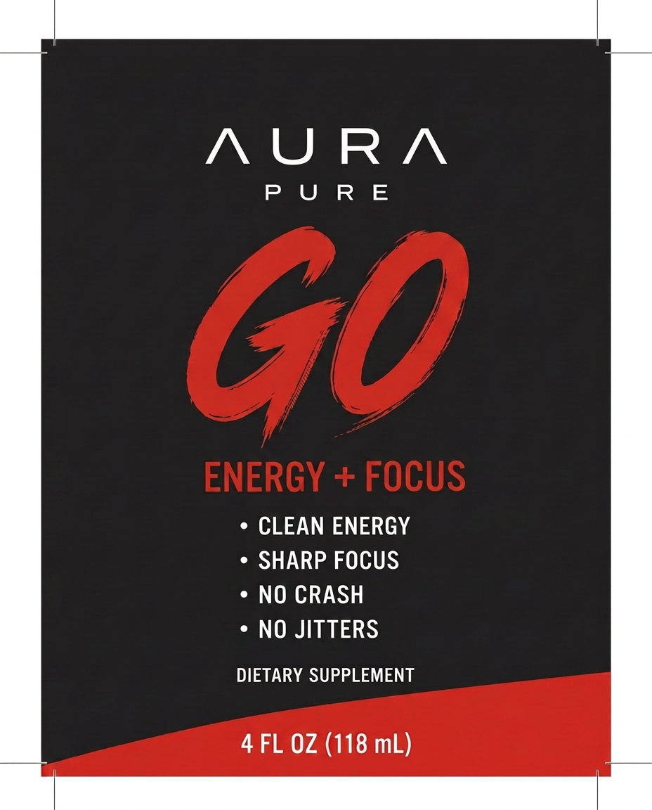 AURA PURE GO — Label Artwork